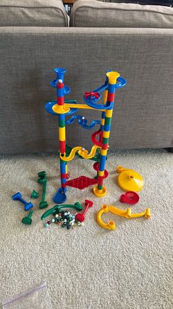 Colorful marble  run for kids