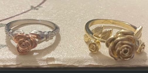 Roses ring tone nd plated