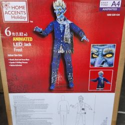 Home Accents Holiday 6 ft Animated LED Jack Frost New in Sealed Box 