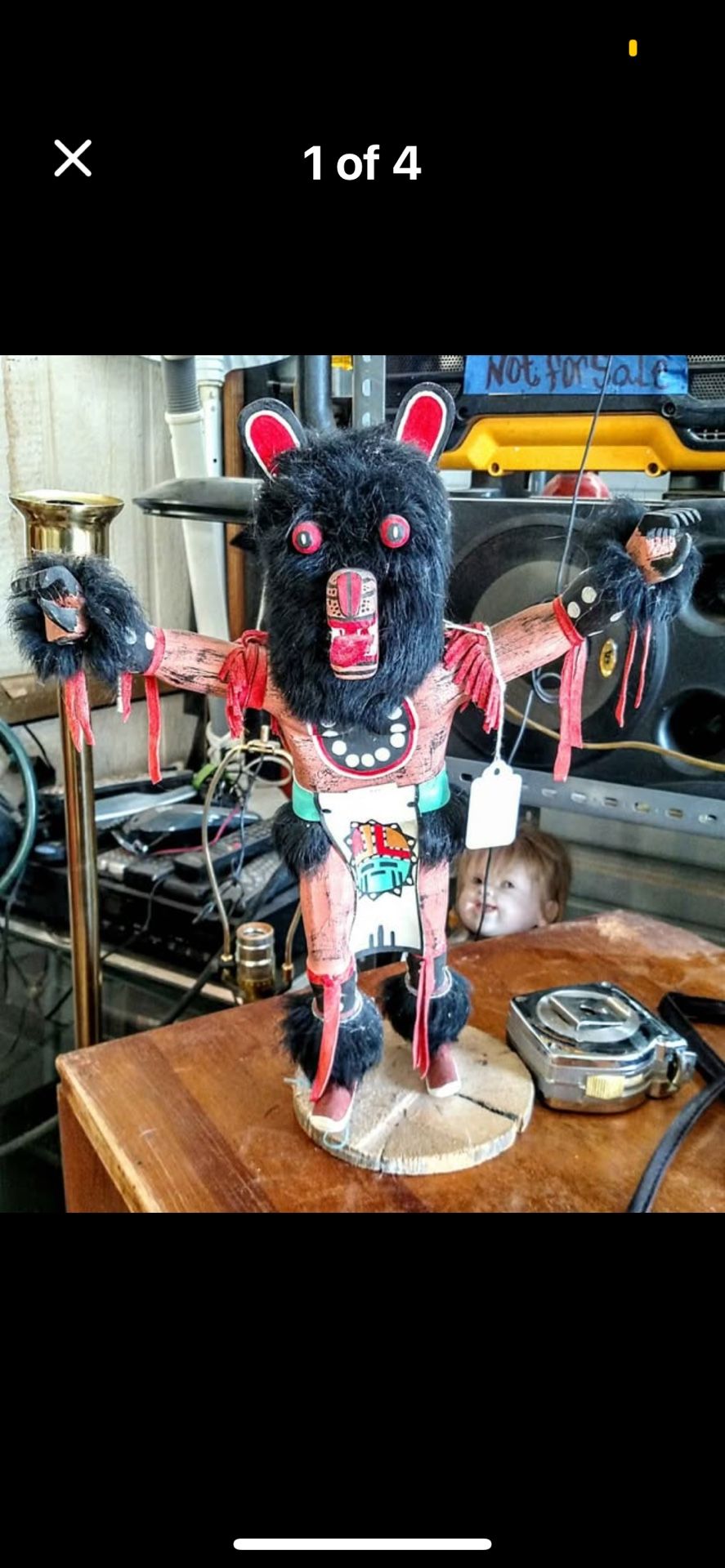 Bear Kachina Doll by C. Largo $60 • IN STOCK • RIO RANCHO, NM