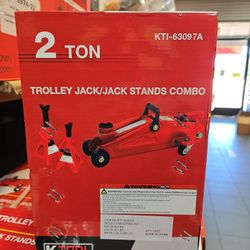 Perfect Holiday Gift 2 Ton Floor Jack With 2 Stands,New, Financing Available 