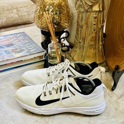 Nike Lunarlon Lunar Command 2 White Golf Shoes Size 9