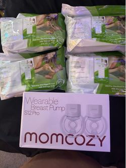 Mom Cozy Breast Pump with 400 Milk  Bags