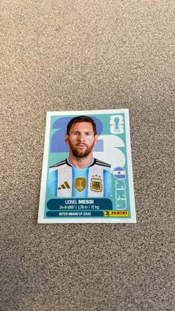 Messi sticker panini