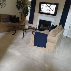 2 BERNHARDT SOFAS & COFFEE TABLE