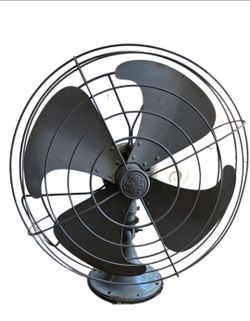 Vintage GE General Electric 16" Oscillating Fan F12V163 Type FV50