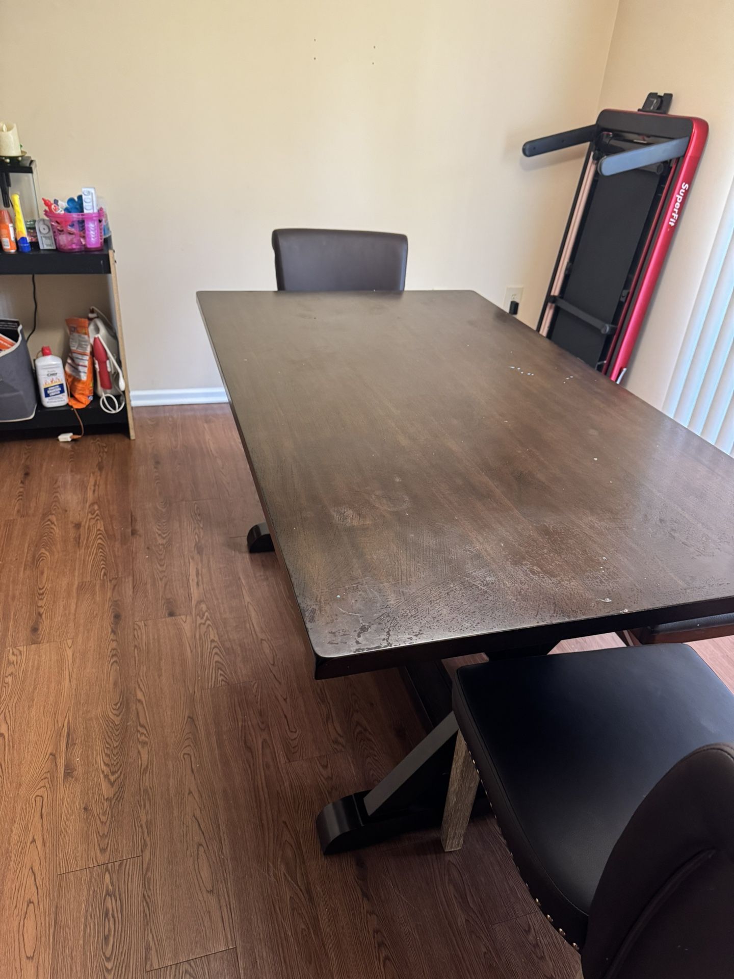Table with Chairs And bench