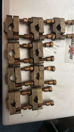 brass ground clamps