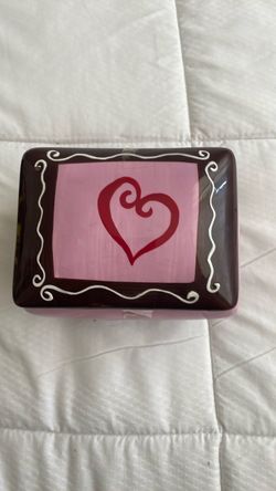 Heart Design Decorative Keepsake Box