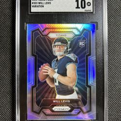 2023 Panini Prizm Silver Variation Will Levis Rc Rookie Tennessee Titans
