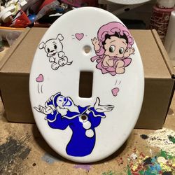 Vintage Baby Boop Light Switch Cover