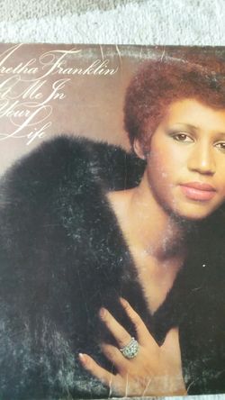 Aretha Franklin LP .let me in your life