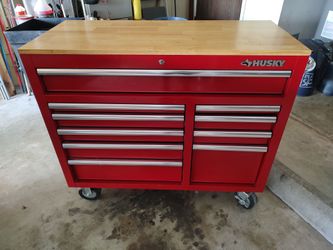 Husky 10 drawer toolbox 18x37x42