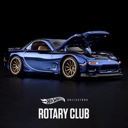 Hot Wheels 2025 RLC Exclusive 1993 Mazda RX-7 R1 SpectraFlame Steel Blue