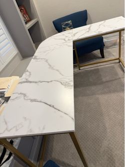 L shape desk Reversible