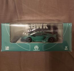 1/64 Time Micro Lamborghini Aventador LP700 GTEVO LBWK (Green) Diecast Model
Sealed
