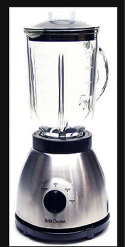 Stainless Steel Betty Crocker Blender BCF1350 2-Speeds