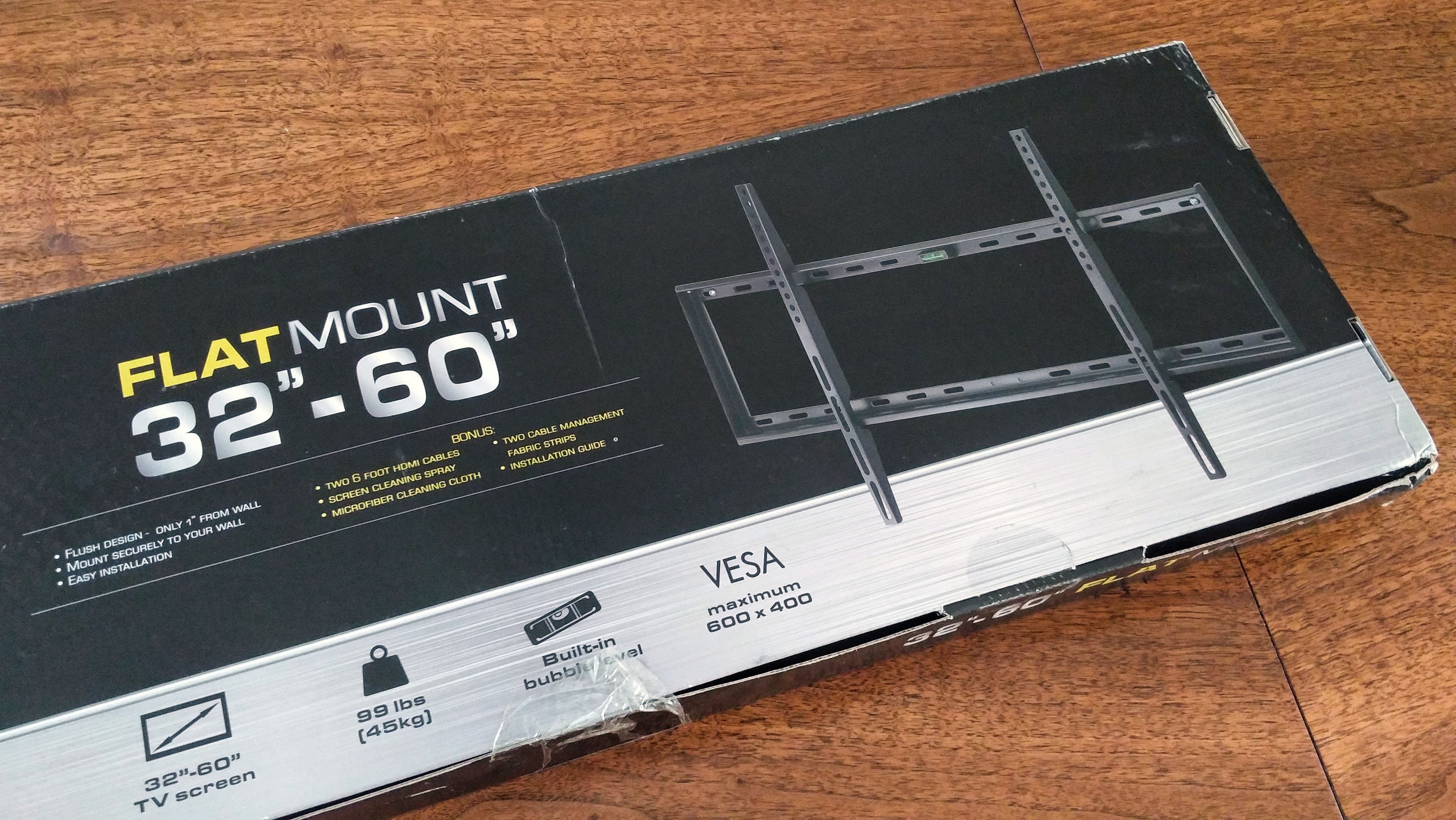 Deco Mount Slim Flat Screen TV Mount Ultimate Bundle Kit, 32-60 inch