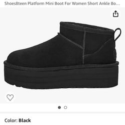 Black Mini Boots