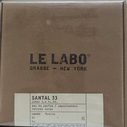 Le Labo Santal 33 Eau de Parfum Spray 100ml 3.4 fl. oz. Regular Size