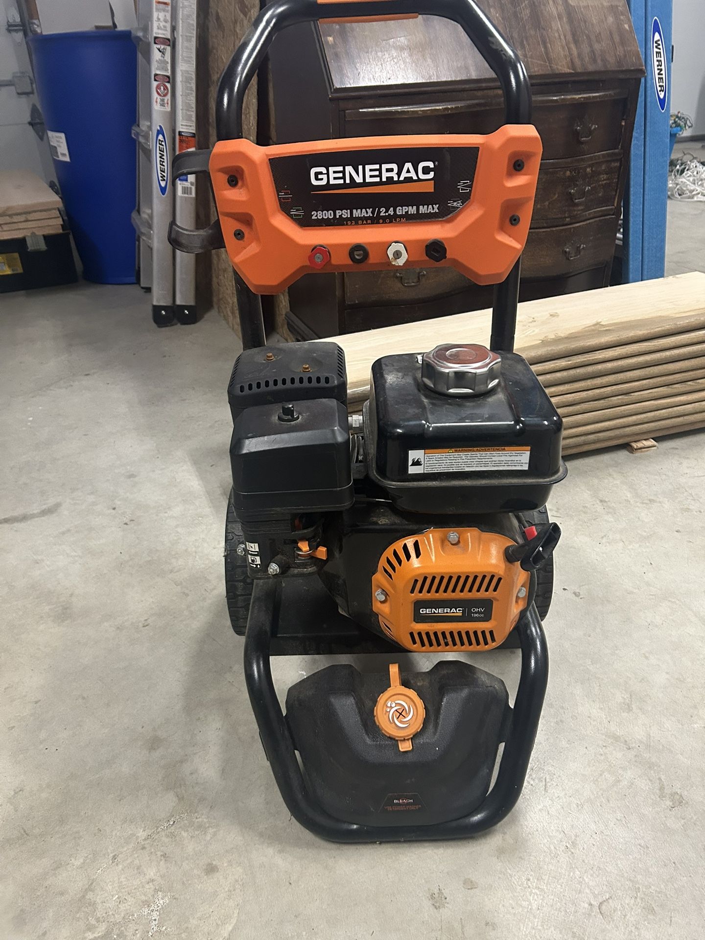 Generac 2800 PSI Pressure Washer