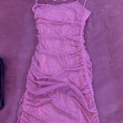 Oh polly sparkly pink dress