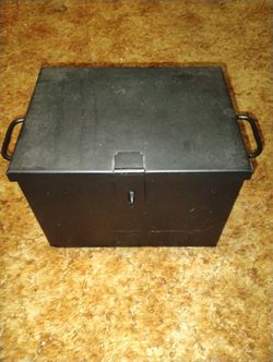 Solid Metal Tool Storage Box