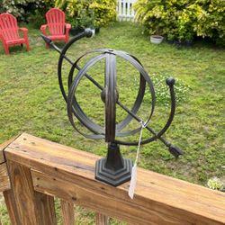 Bronze And Brass Geo Sundial