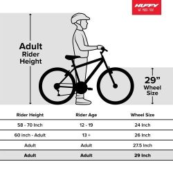 Huffy Rock Creek 29" Tire, 20″ Complete BMX Bike - Gloss Billiard Green
