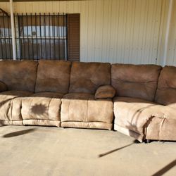 Leather Sectional Couch