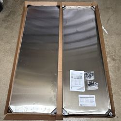 Solid Top Stainless Steel Shelves