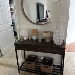Small Console Table With 2 Cabinets 