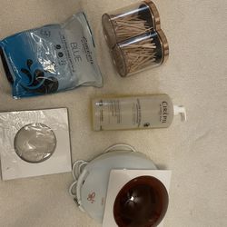 Wax warmer with beads and sticks