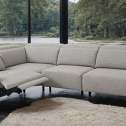 Brand New Grey Modern Style Power Reclining Sectional Sofa 