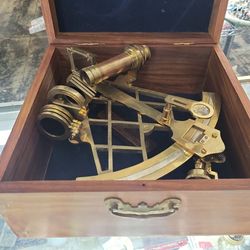 Nautical brass Sextant marine man cave