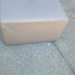 Leather  Ottoman 