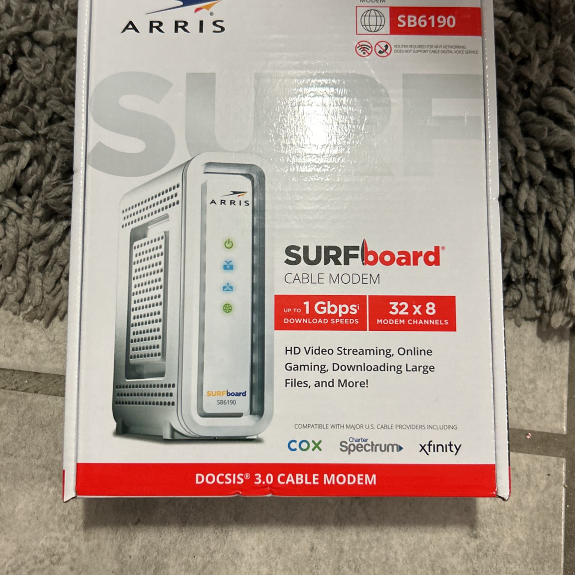 Arris Surf Board Cable Modem WIFI