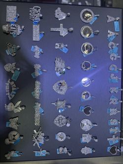 Silver With Moissniate Charms!! Good Price!! Visit Store 