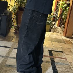 Y2K Baggy Nautica Mens Jeans Black Size 34x32 