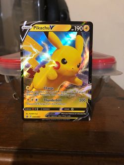 Pikachu V Pokémon Card SWSH061 Holo