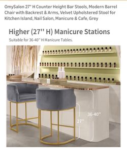 Salon chairs