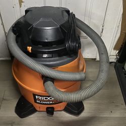 Ridgid Blower Vac 16 Gallons   6.5 Hp  Filter & Hose 