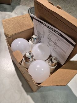 Maylaywood A19 LED Bulbs 9W 6000K Bright White 800LM 6 Pack Non-Dimmable