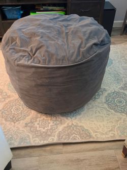 Large Gray Bean bag