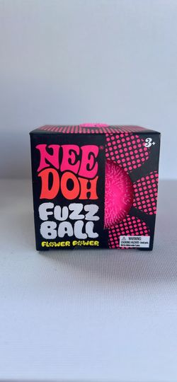 Needoh Fuzzball Flower Power Pink