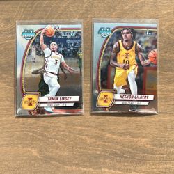 Bowman Chrome U 2025 Tamin Lipsey, Keshon Gilbert Basketball Cards