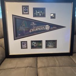 Collage of Diamondbacks Winning 2001 World Series