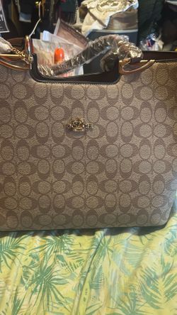 Coach tan big bag