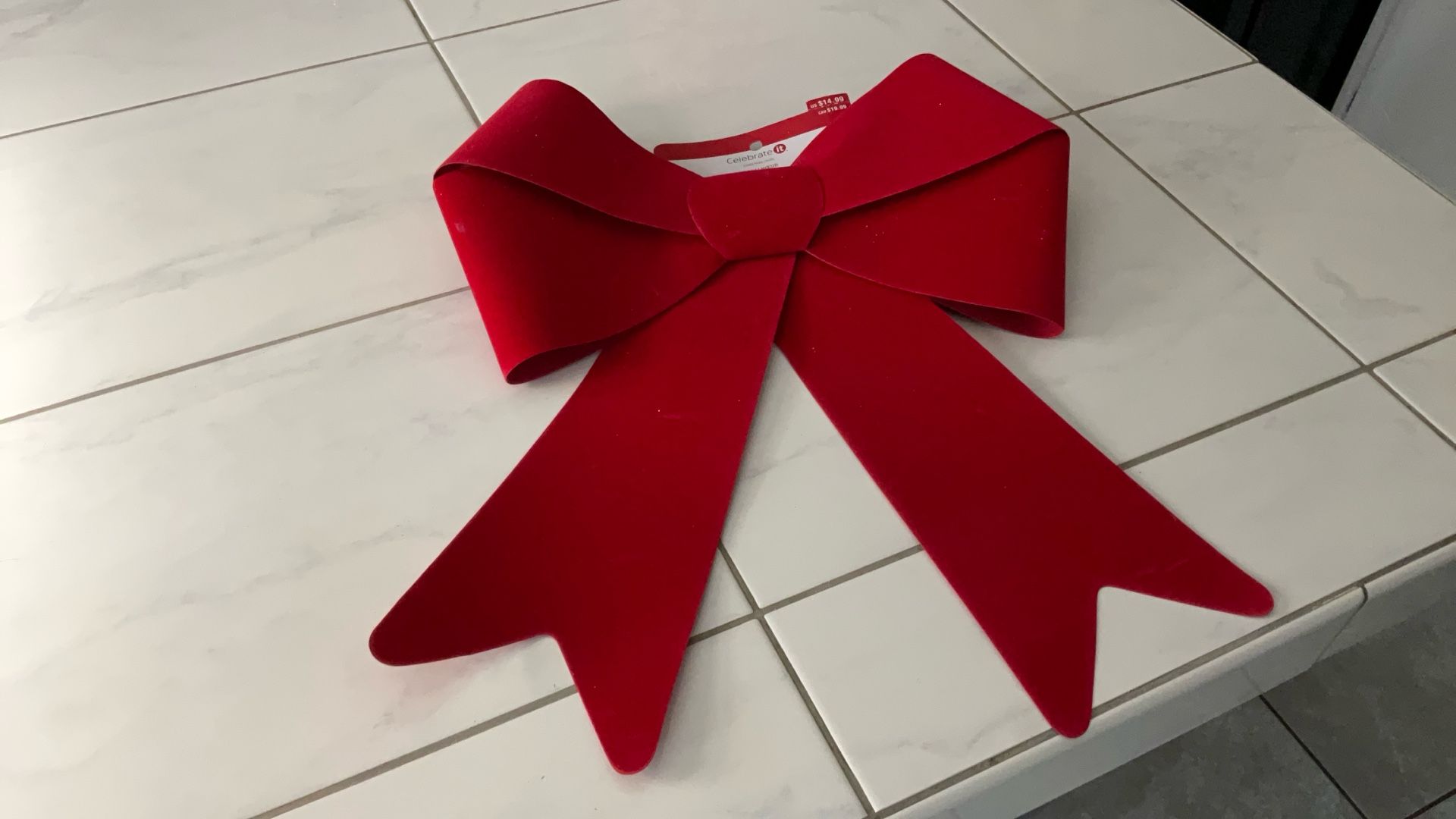 Red Christmas Bow