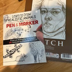 Drawing Book & Paper Set Book Is New